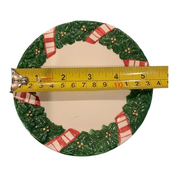 VINTAGE Ceramic 8pc MIniature Santa Claus Christmas TEA SET Replacement READ - Picture 9 of 11